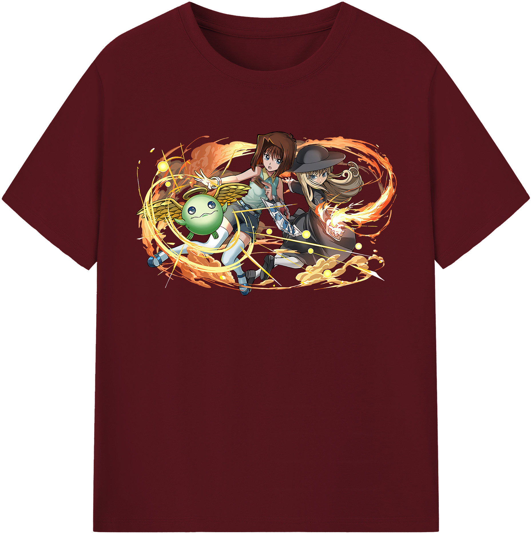 （画像用） 遊☆戯☆王 Yu-Gi-Oh! 綿100％半袖Tシャツ（フロントプリント）